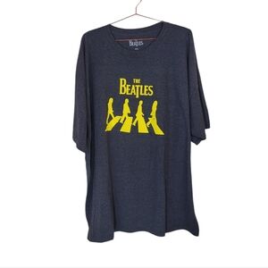 The Beatles Grey Short Sleeve Graphic Tee Size 4XL Unisex Abbey Road